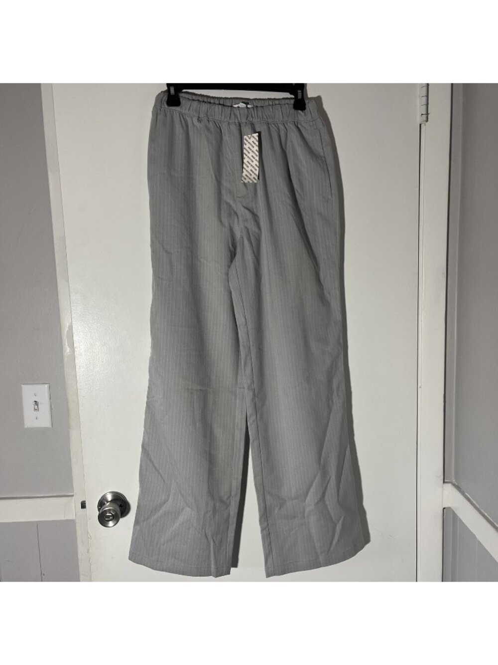 Urban Outfitters Small Mens Highrise Birch Drawstring pants wide leg Gray NWT